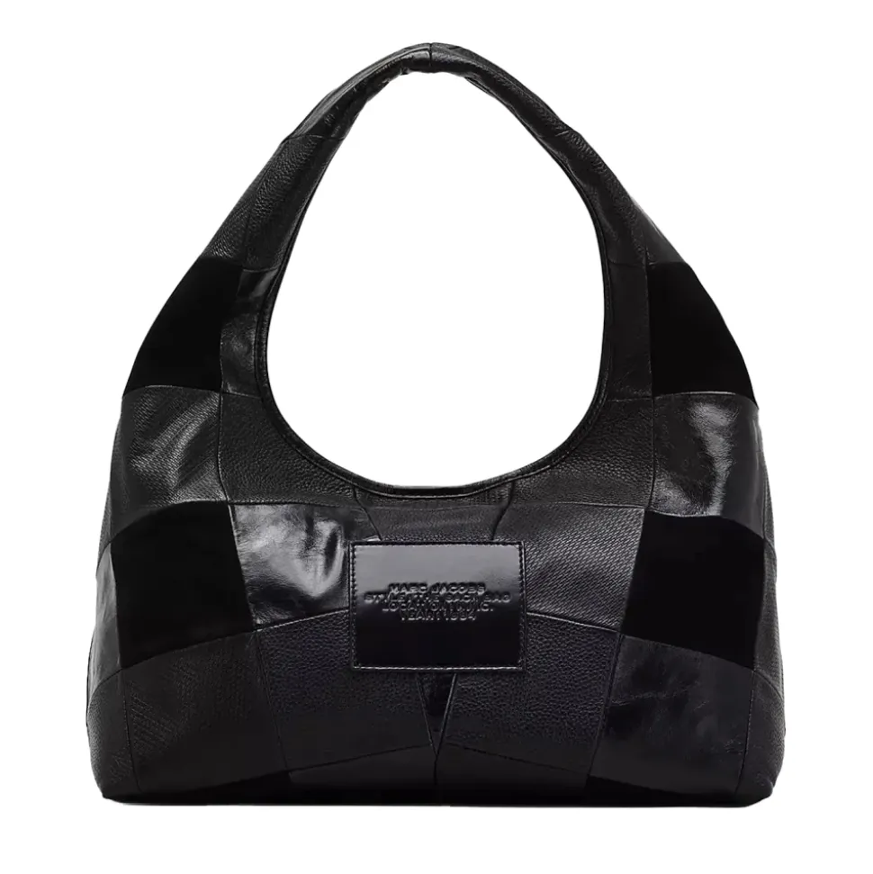The Suede Patchwork Sack Bag