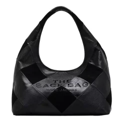 The Suede Patchwork Sack Bag