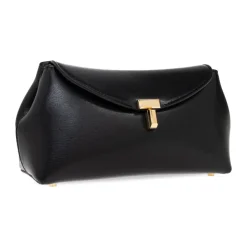 T-Lock Mini Leather Clutch
