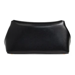 T-Lock Mini Leather Clutch