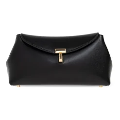 T-Lock Mini Leather Clutch