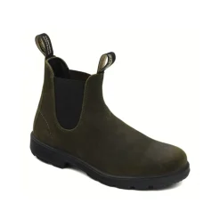 Unisex Chelsea Style Støvler i Oliven