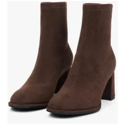 Velour Ankelstøvletter