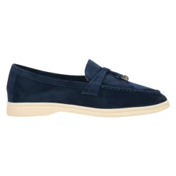 Velour Tassel Loafers