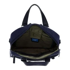 Vertikal Laptop og iPad Veske Blå Unisex