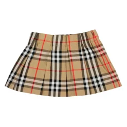 Vintage Check Plisséskjørt