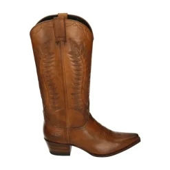 Western Lærstøvel Cognac Farge